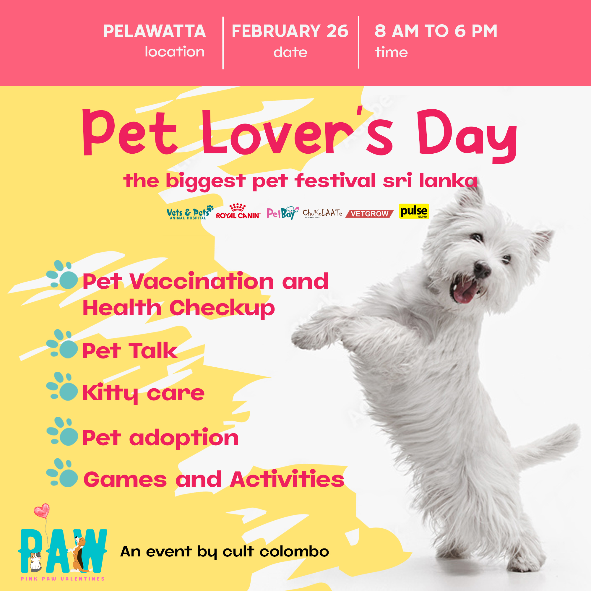 “Pink Paw: a celebration of our furry friends”