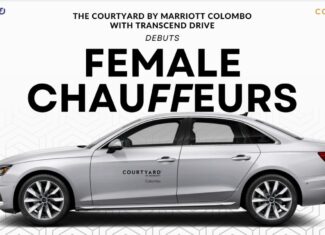 Sri Lanka’s Hospitality Industry Makes Strides Towards Gender Equality: Courtyard by Marriott Colombo Launches First Female Chauffeur Service in Partnership with Transcend Drive